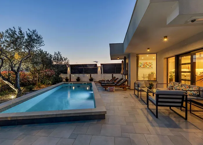 Villa Festina Lente A Luxury In Makarska, Heated Pool